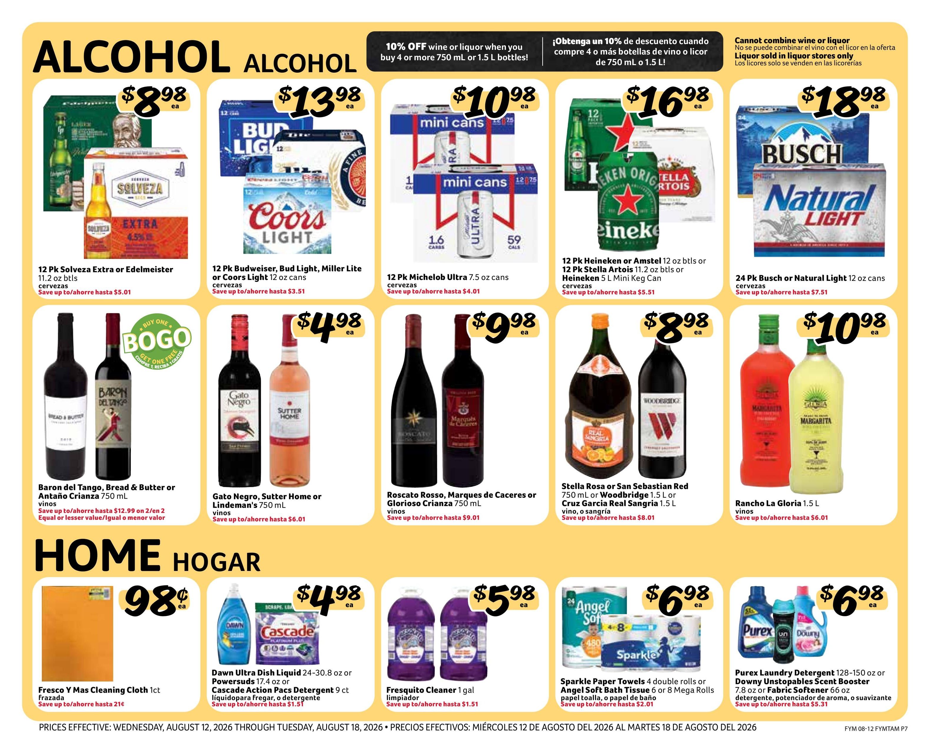 Fresco Y Mas (Tampa–St. Petersburg Area, FL) Weekly Ad August 12 - 18, 2026