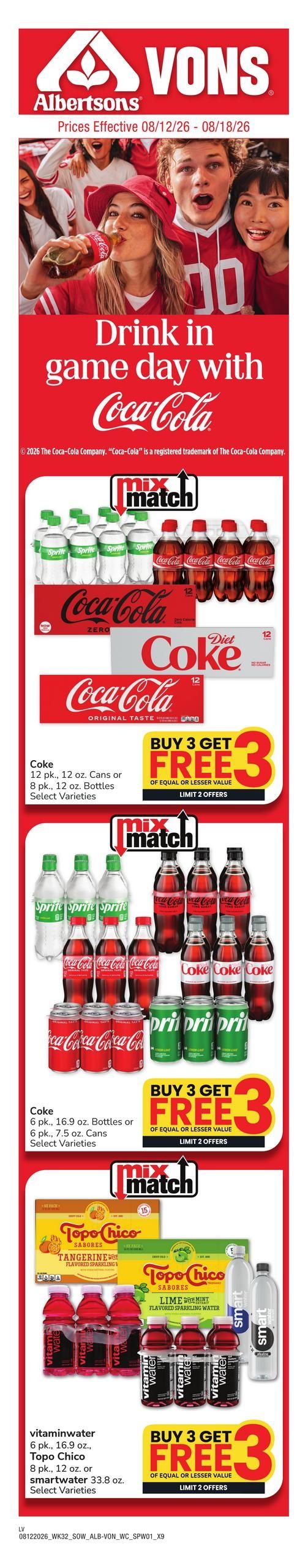 Albertsons (Henderson–Las Vegas Area, AZ–NV) Weekly Ad August 12 - 18, 2026