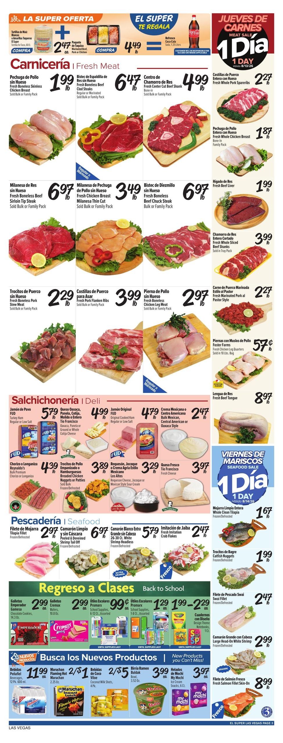 El Super (Henderson–Las Vegas Area, NV) Weekly Ad August 12 - 18, 2026