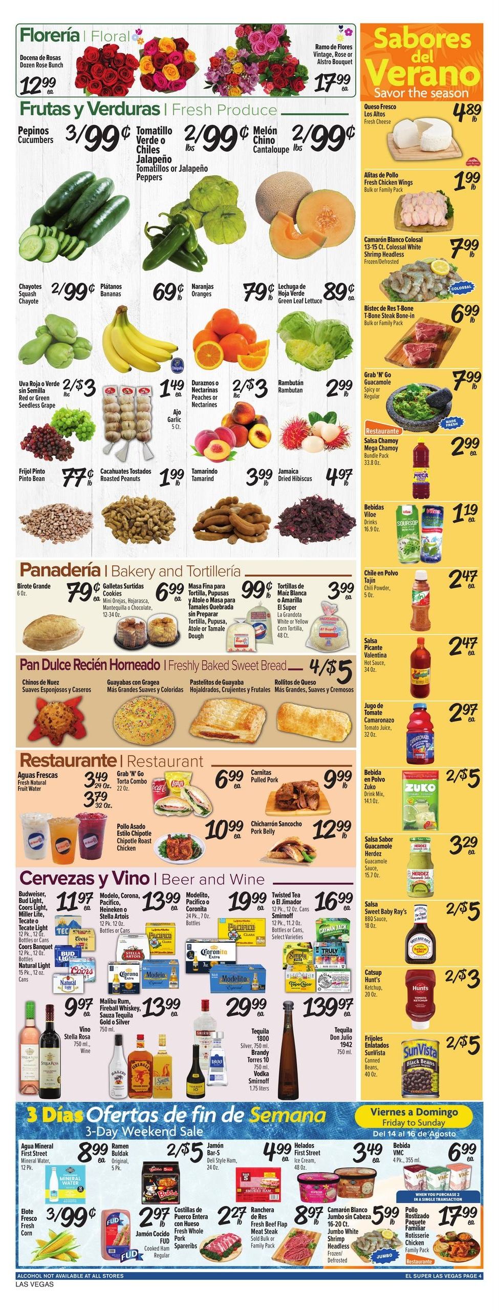 El Super (Henderson–Las Vegas Area, NV) Weekly Ad August 12 - 18, 2026