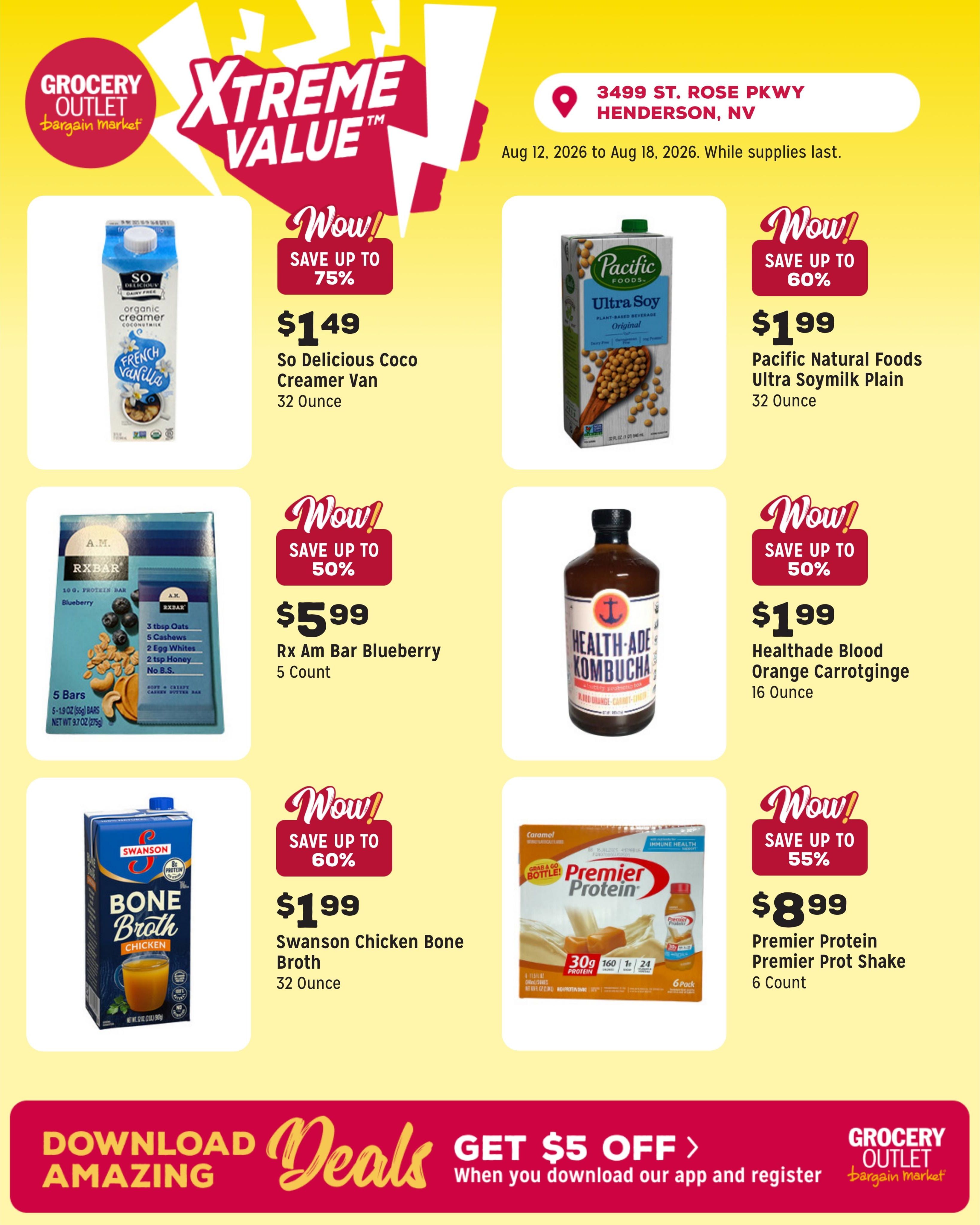 Grocery Outlet (Henderson Area, NV) Weekly Ad August 12 - 18, 2026