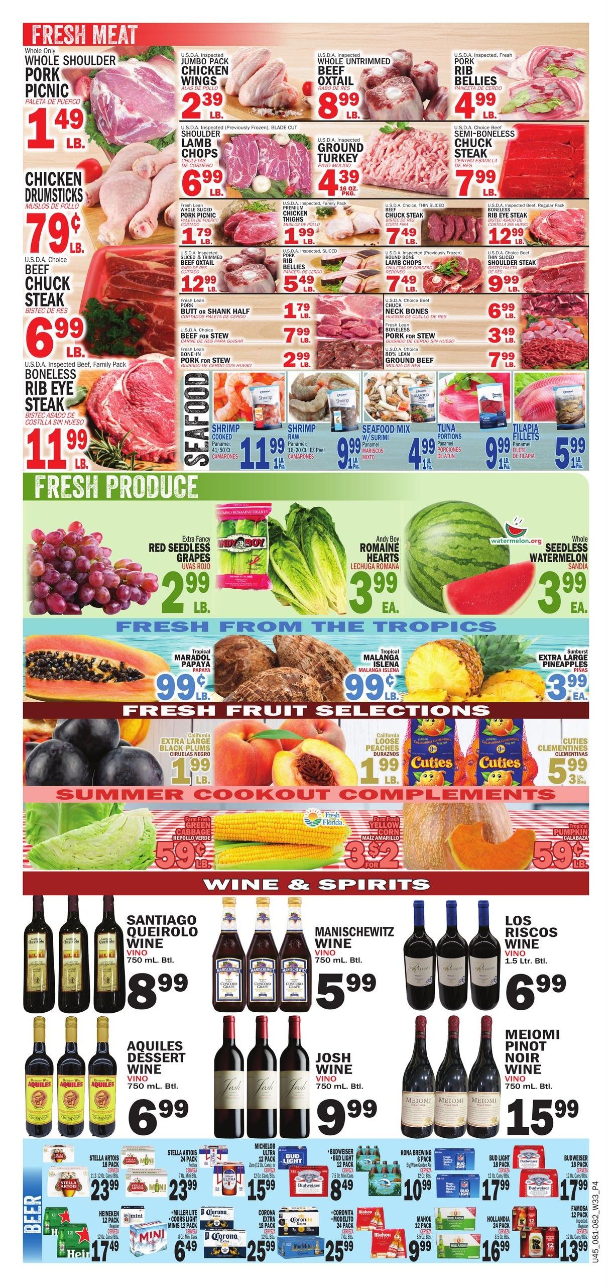 Bravo Supermarket (Davie–Miramar Area, FL) Bravo Florida Weekly Weekly Ad August 13 - 19, 2026
