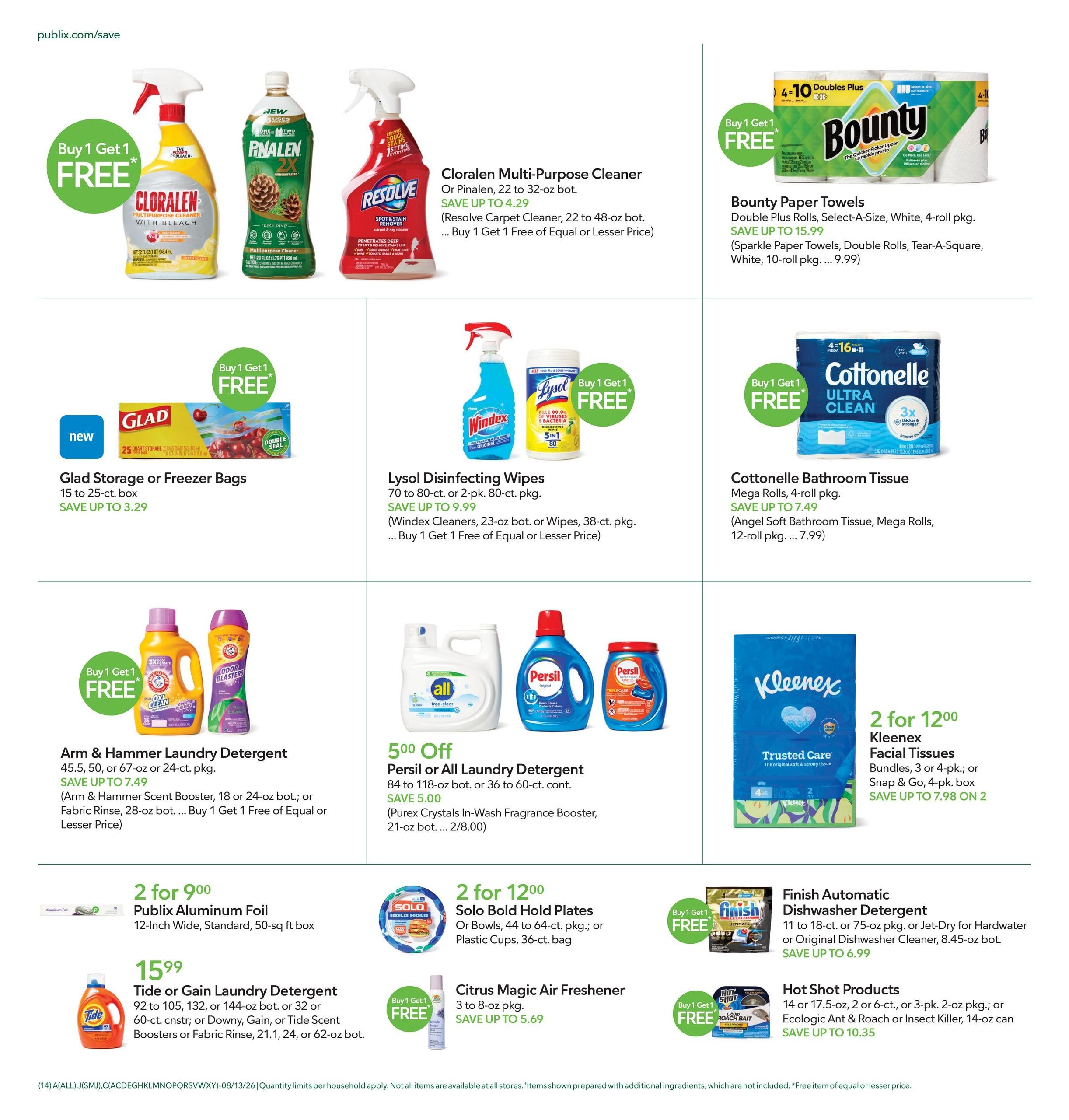 Publix (Atlanta–South Fulton Area, GA) Weekly Ad August 12 - 18, 2026