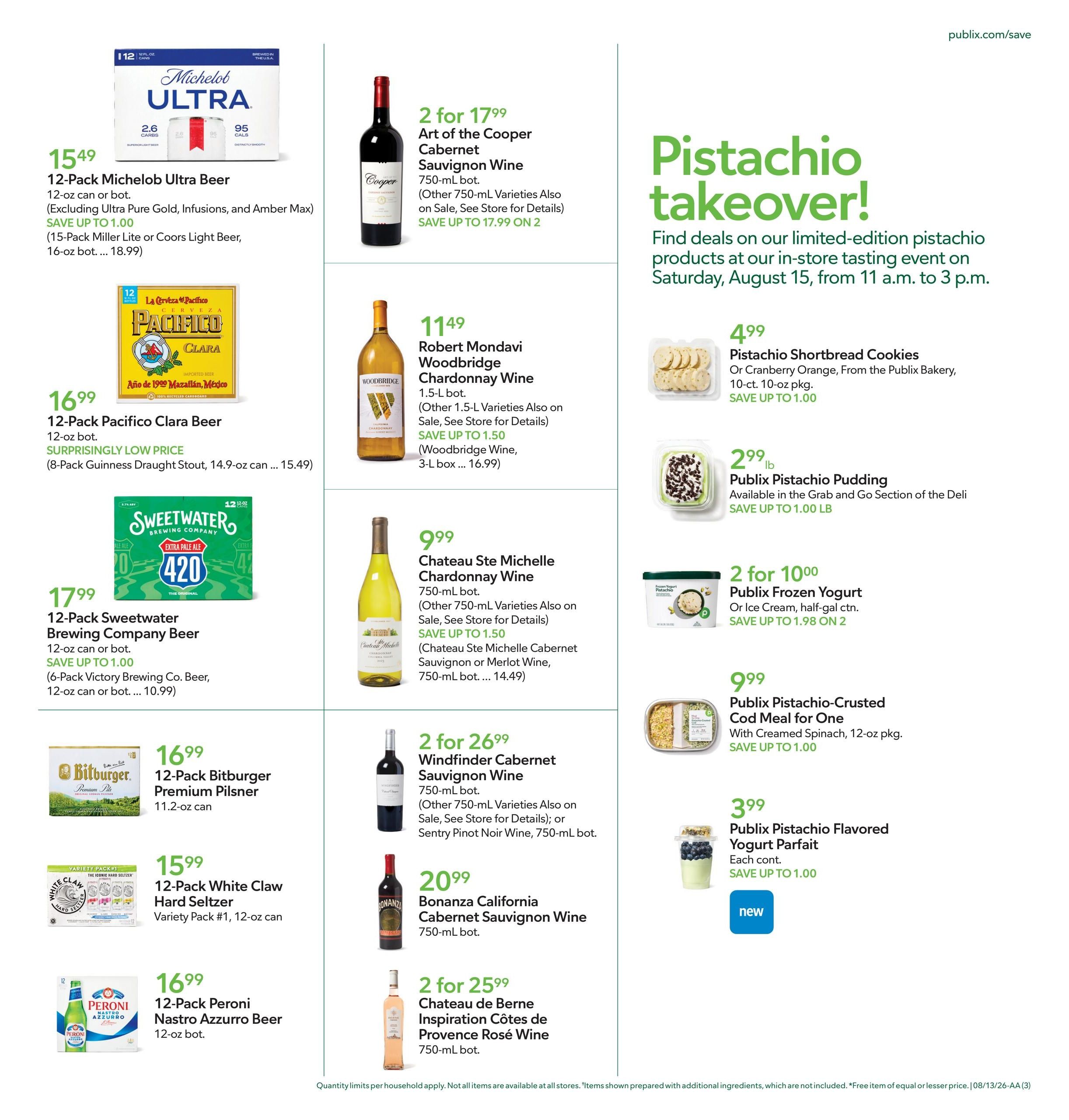 Publix (Atlanta–South Fulton Area, GA) Weekly Ad August 12 - 18, 2026