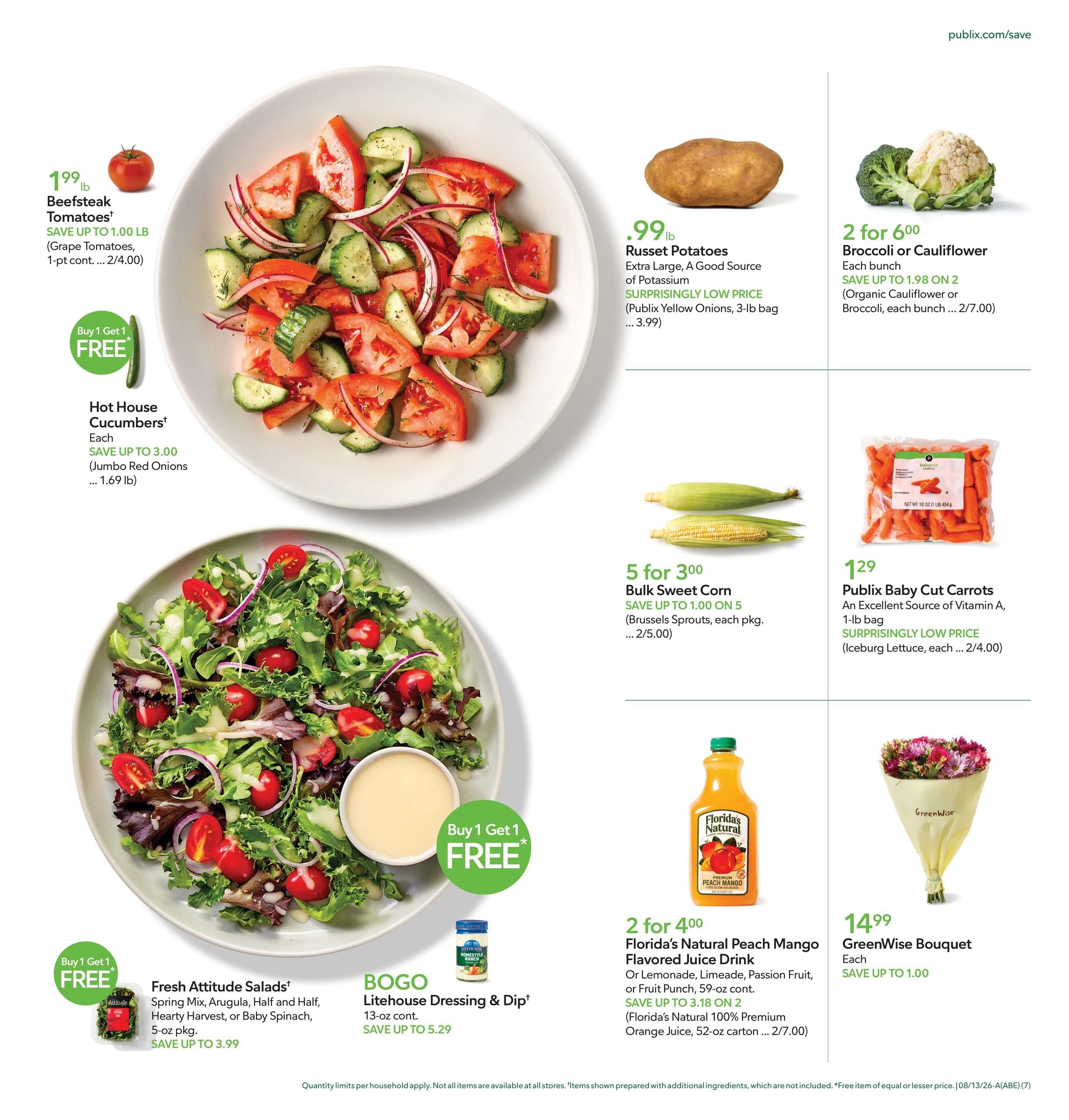 Publix (AL, GA) Weekly Ad August 12 - 18, 2026