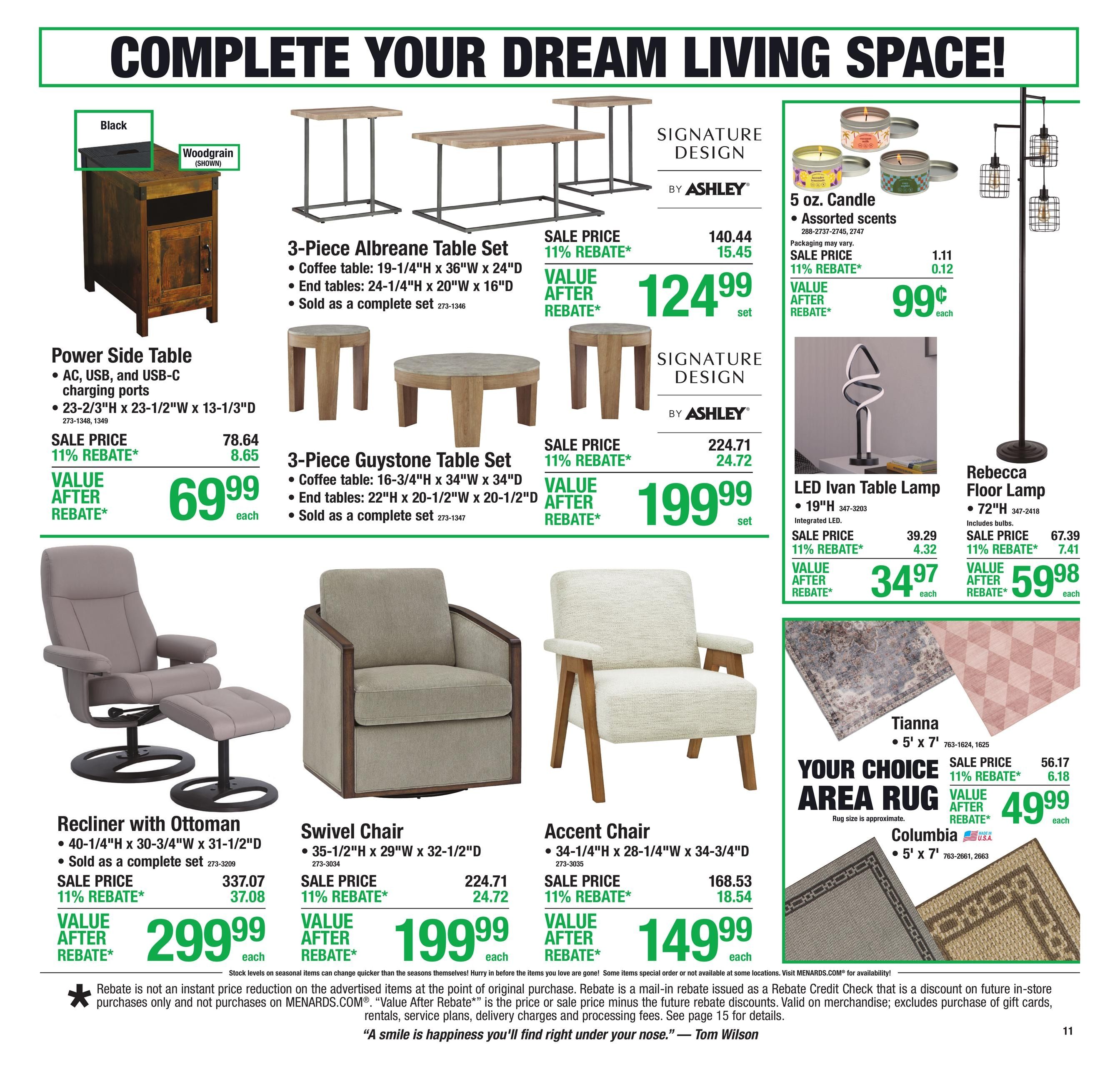 Menards (Champaign Area, IL) 11% Rebate Sale Weekly Ad August 12 - 24, 2026