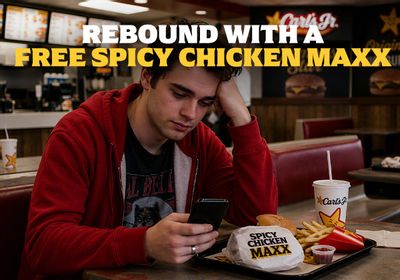 Carl's Jr.: Earn a FREE Spicy Chicken Maxx