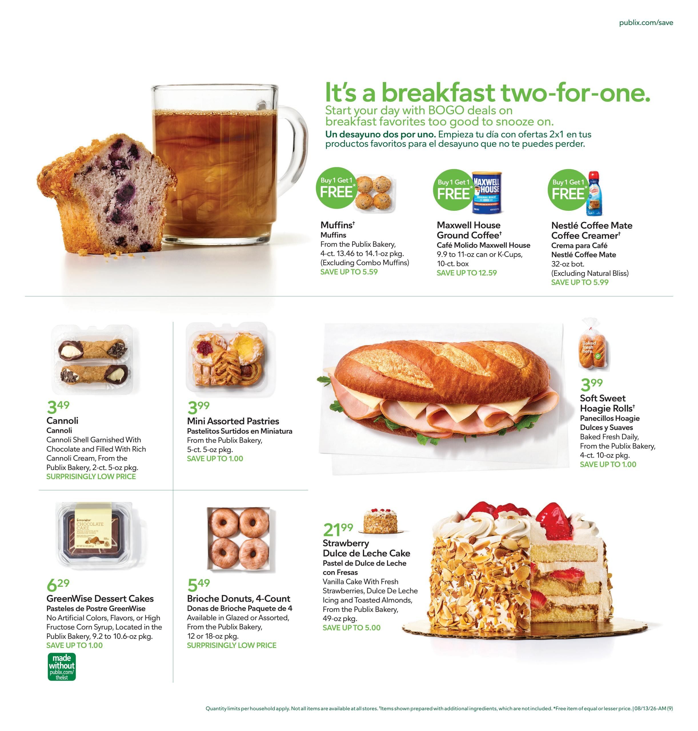 Publix (Atlanta–South Fulton Area, GA) Anuncio Semanal Español Weekly Ad August 12 - 18, 2026