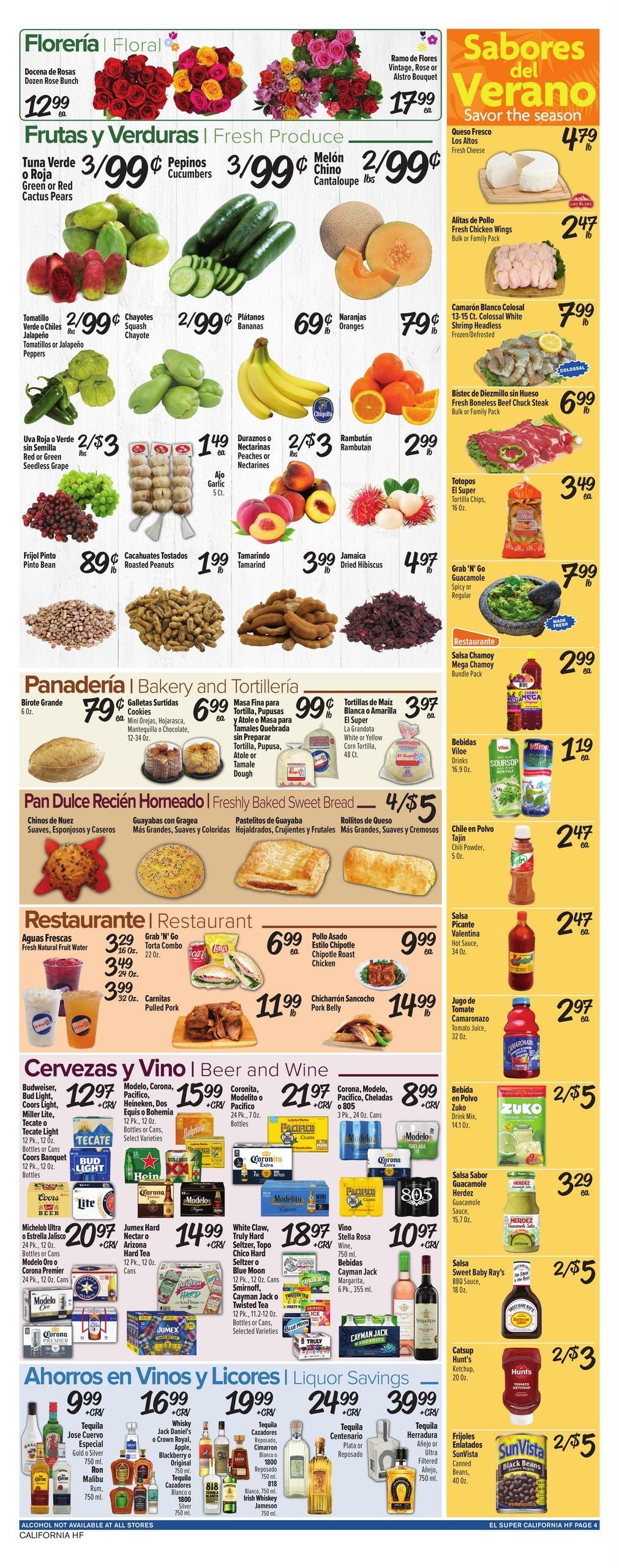 El Super (El Cajon–Carlsbad Area, CA) Weekly Ad August 12 - 18, 2026