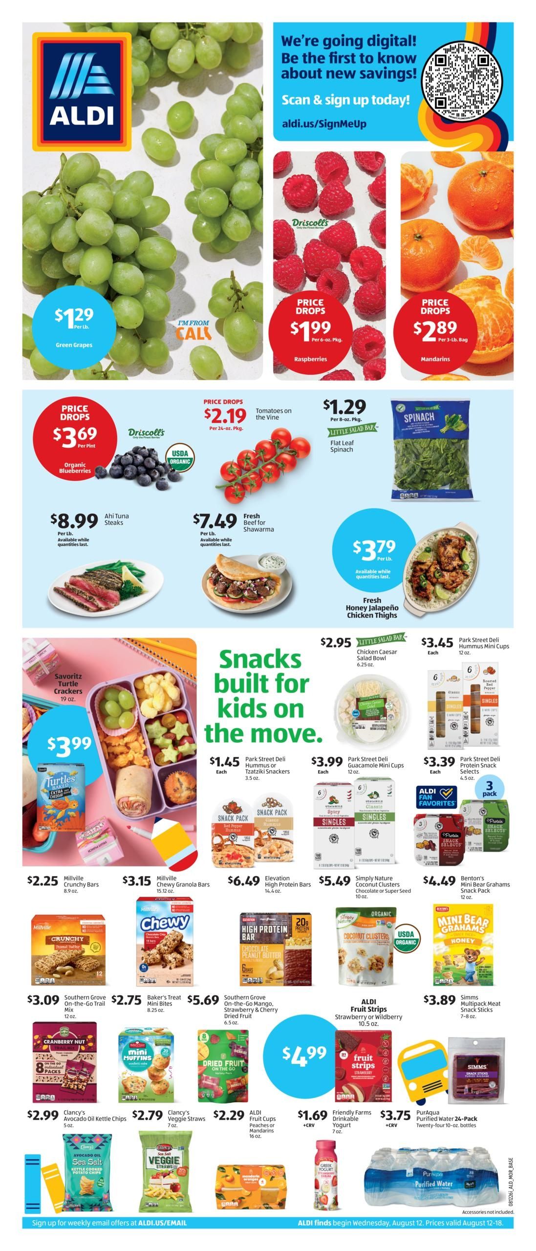 ALDI (El Cajon Area, CA) Weekly Ad August 12 - 18, 2026