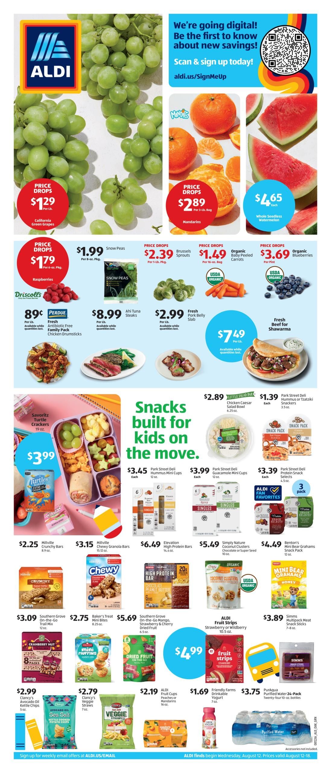 ALDI (Washington Island–Iron Mountain Area, MI–WI) Weekly Ad August 12 - 18, 2026