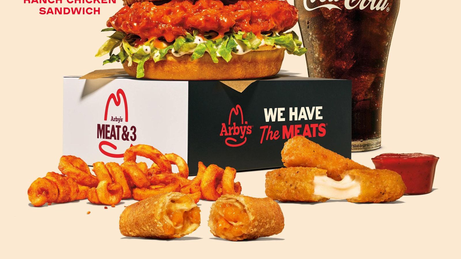 Arby's: New Buffalo Ranch Chicken Sandwich in the Meat & 3 Box Arby's: New Buffalo Ranch Chicken Sandwich in the Meat & 3 Box