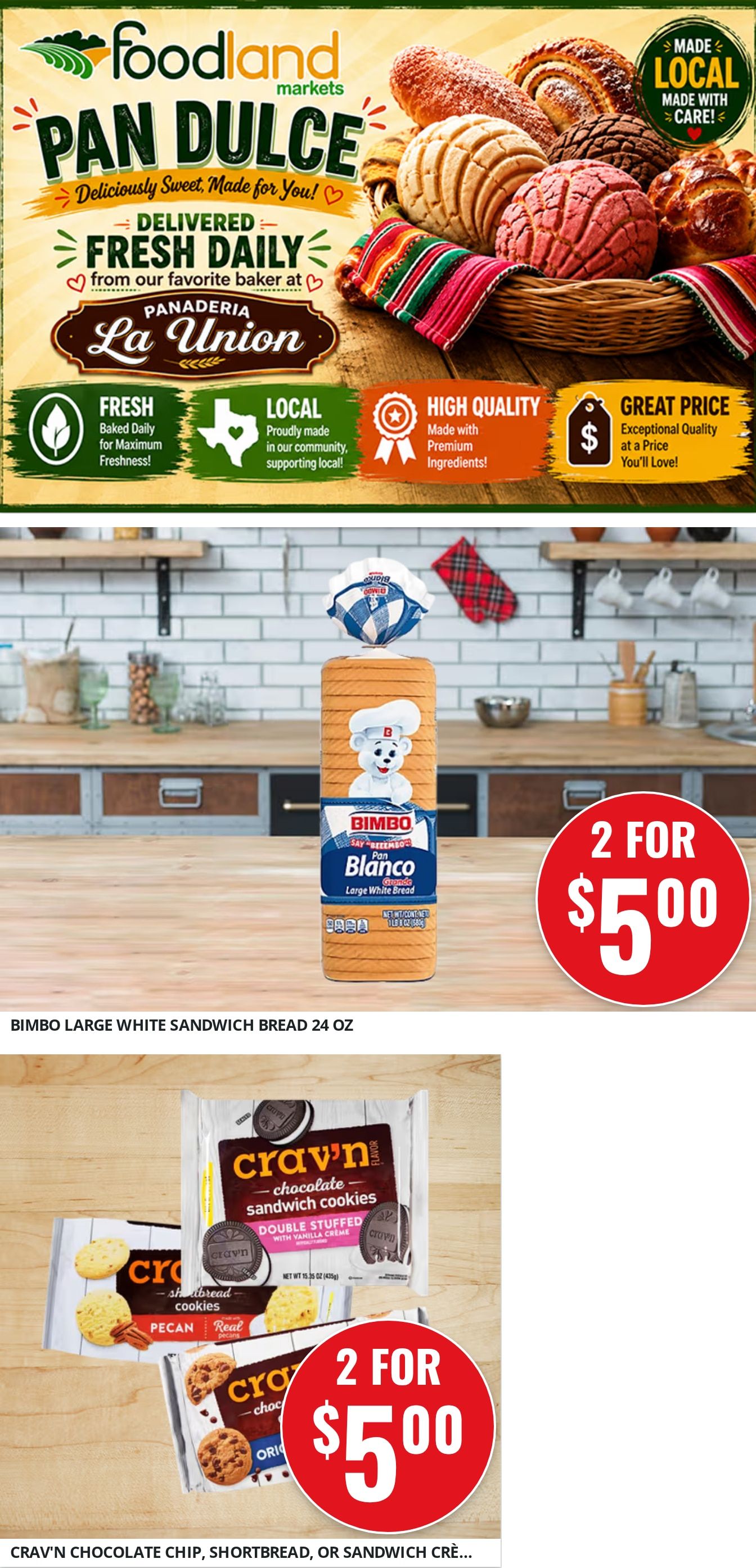 Foodland Markets (1314 S. Buckner Blvd, Dallas, TX) Weekly Ad August 12 - 18, 2026