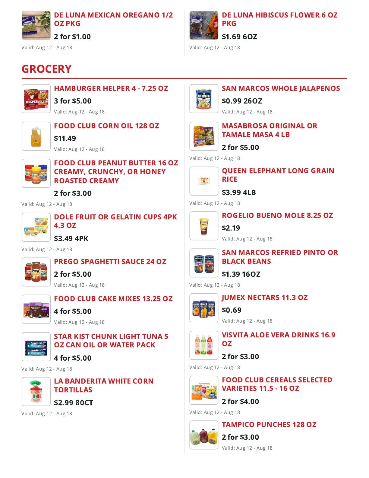 Foodland Markets (Waxahachie, TX) Weekly Ad August 12 - 18, 2026