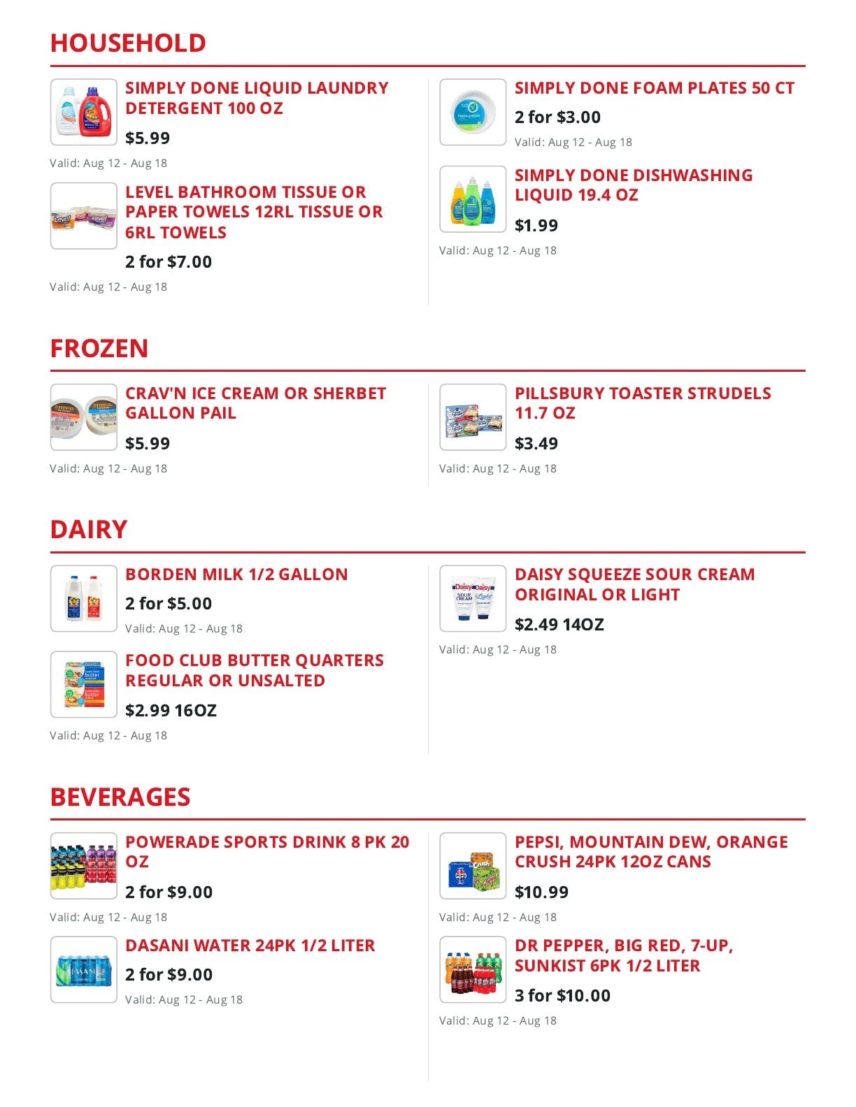 Foodland Markets (Waxahachie, TX) Weekly Ad August 12 - 18, 2026