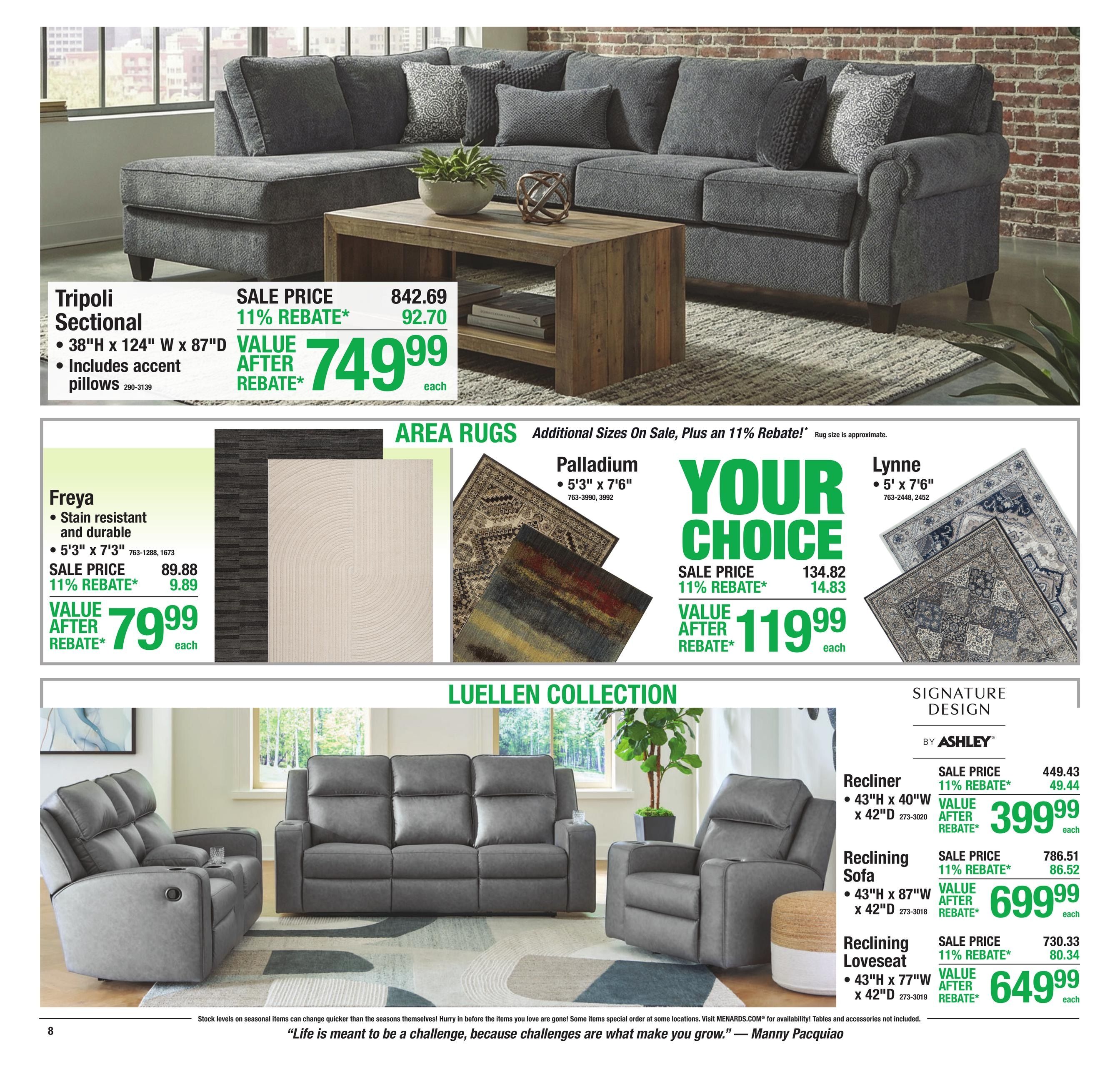 Menards (MI, WI) 11% Rebate Sale Weekly Ad August 12 - 24, 2026