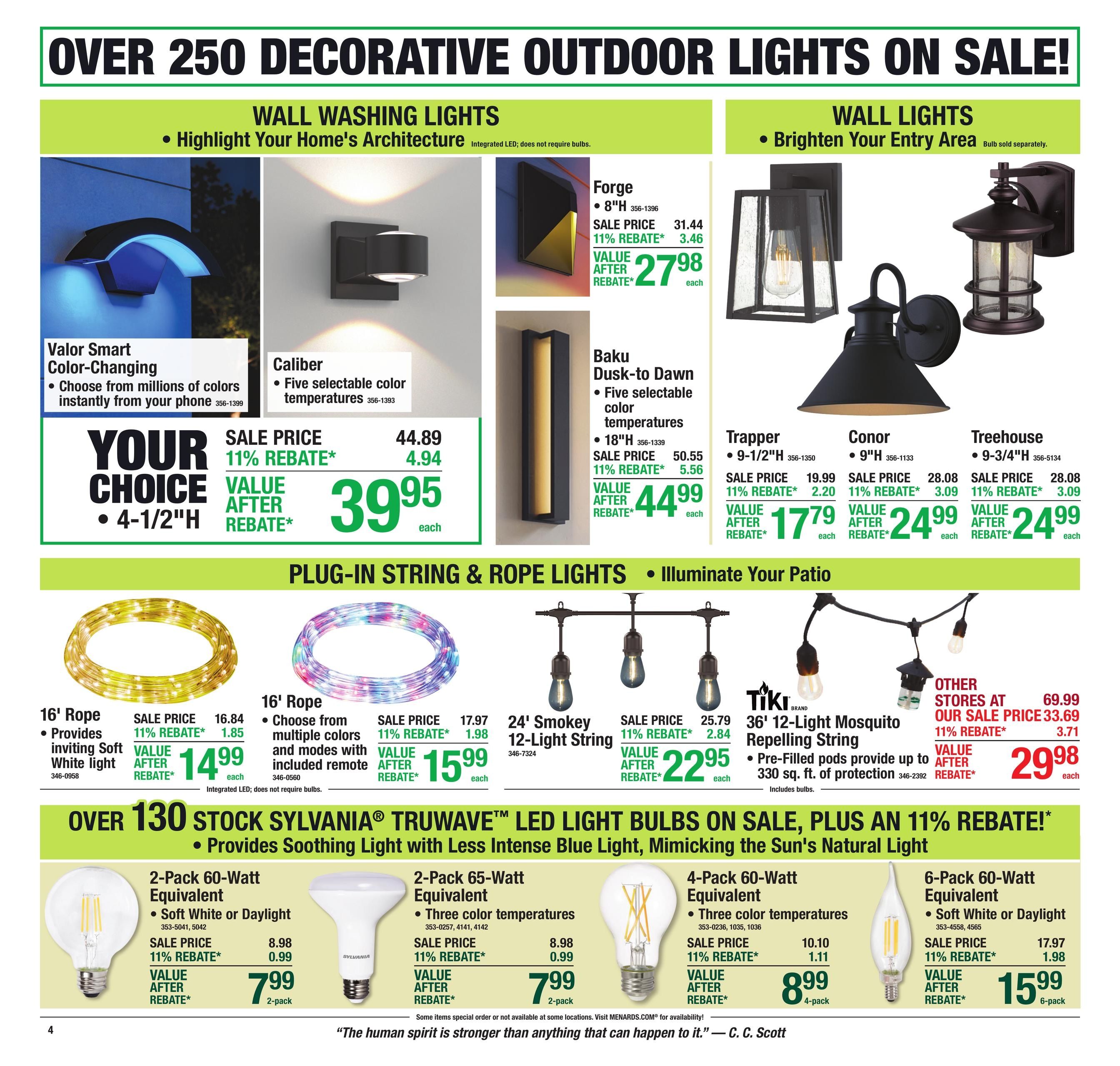 Menards (MI, WI) 11% Rebate Sale Weekly Ad August 12 - 24, 2026