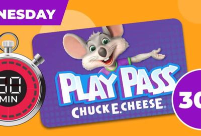 Chuck E. Cheese Winning Wednesday