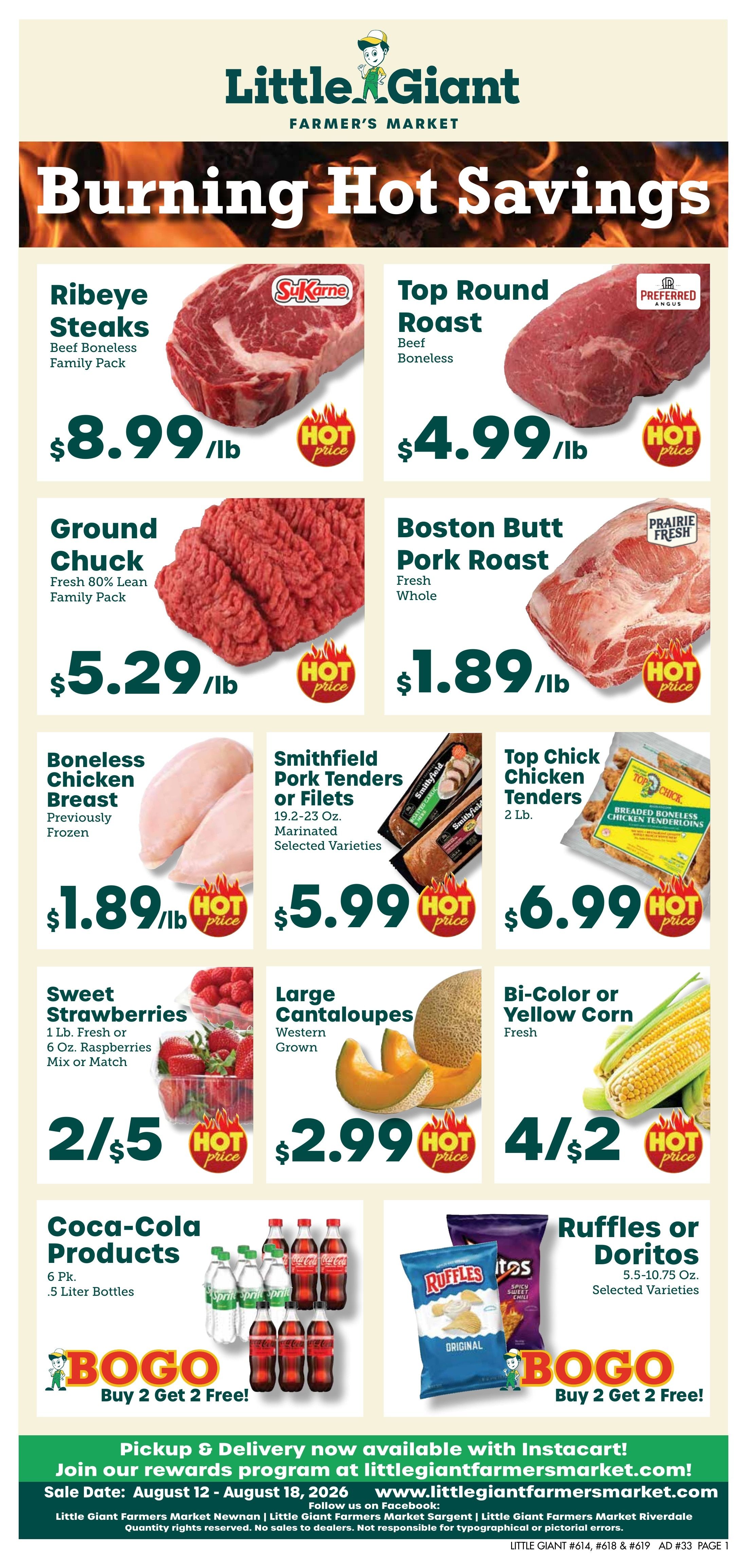 Little Giant Weekly Ad August 12 - 18, 2026