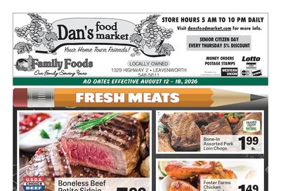 Dan's Food Market Weekly Ad August 12 - 18, 2026
