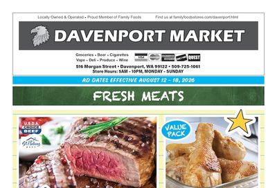 Davenport Market Weekly Ad August 12 - 18, 2026