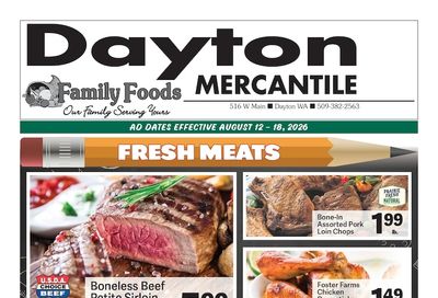 Dayton Mercantile Weekly Ad August 12 - 18, 2026