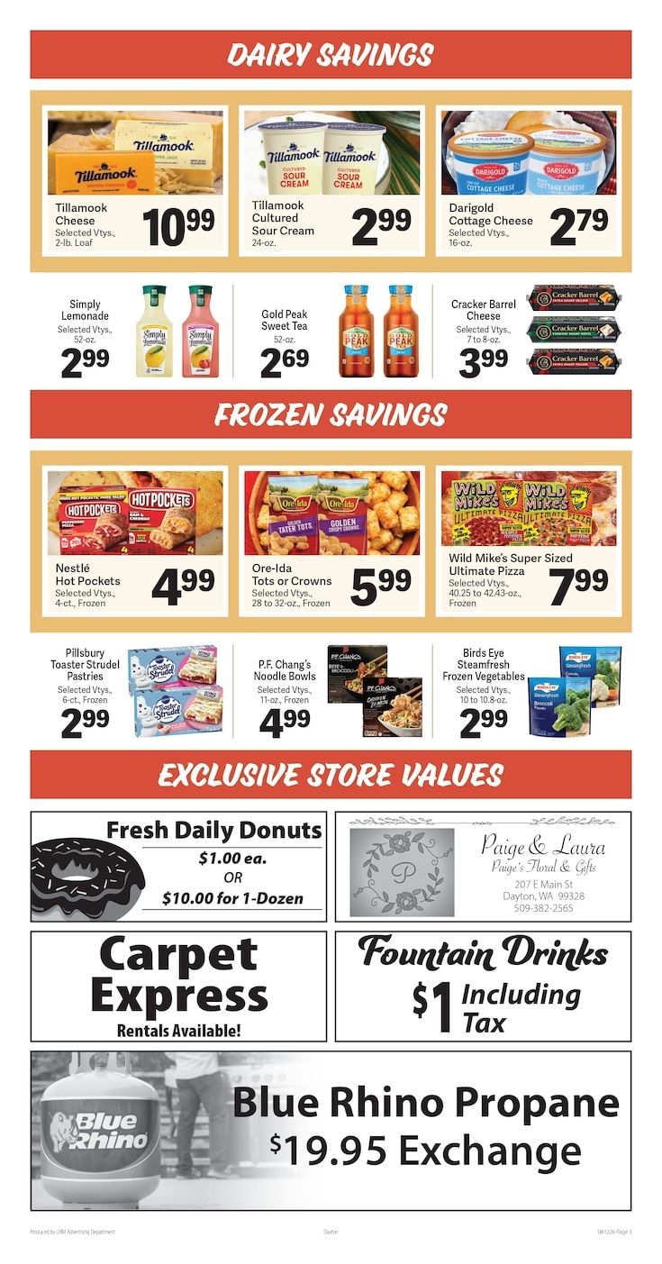 Dayton Mercantile Weekly Ad August 12 - 18, 2026