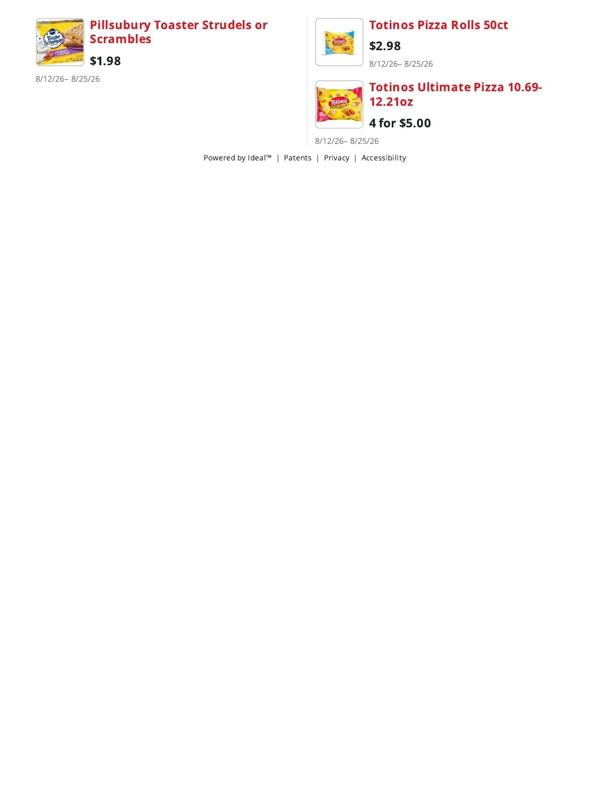 Shoppers Value Foods Louisiana Weekly Ad August 12 - 25, 2026