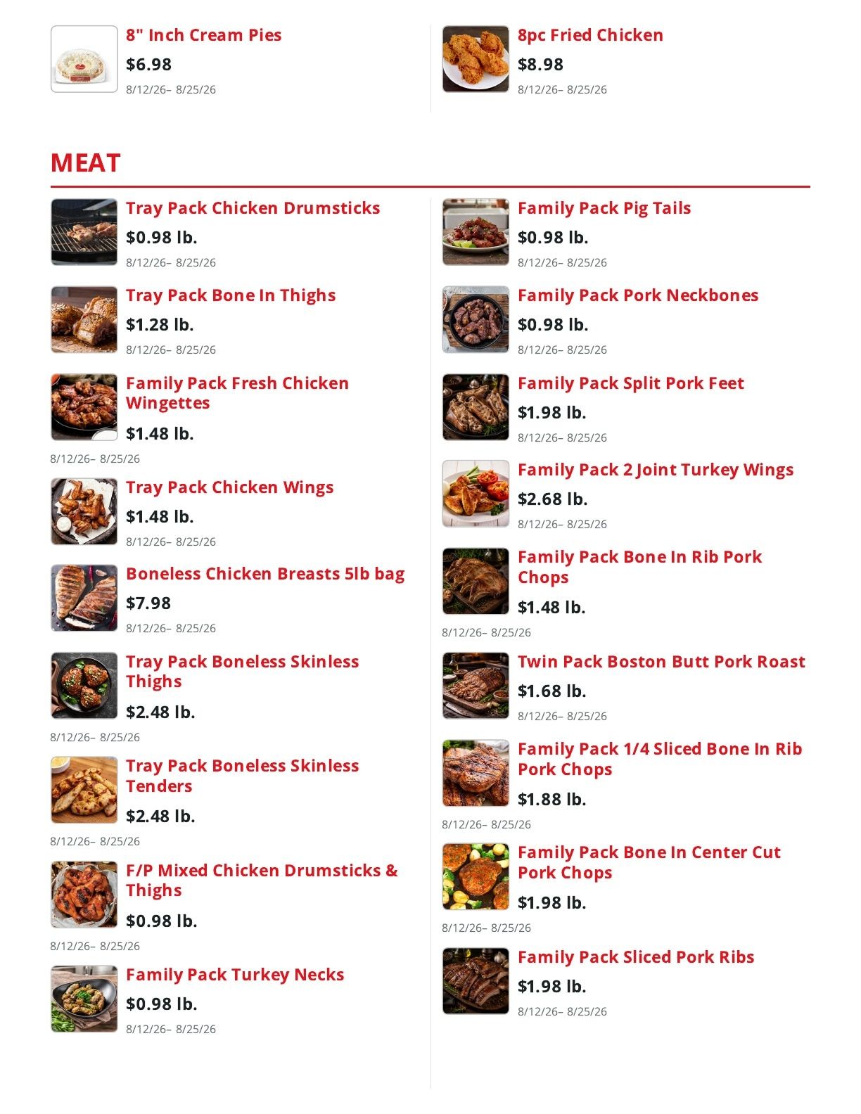 Shoppers Value Foods Louisiana Weekly Ad August 12 - 25, 2026