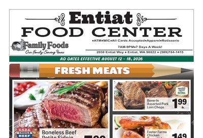 Entiat Food Center Weekly Ad August 12 - 18, 2026