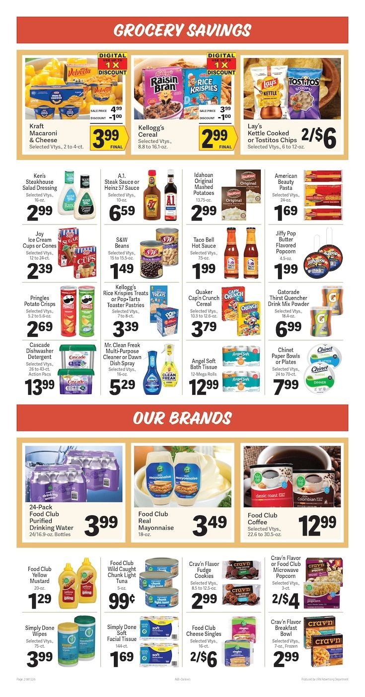 A&B Family Foods Weekly Ad August 12 - 18, 2026