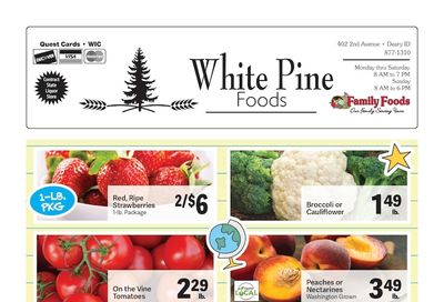 White Pine Foods Weekly Ad August 12 - 18, 2026