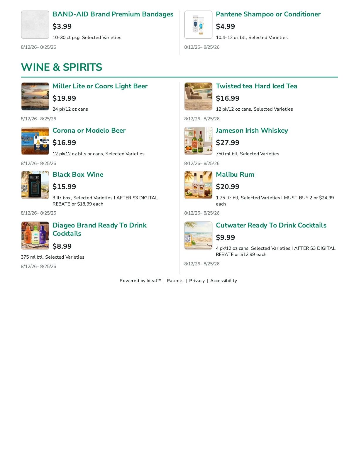 Lakewood SuperValu Weekly Ad August 12 - 25, 2026