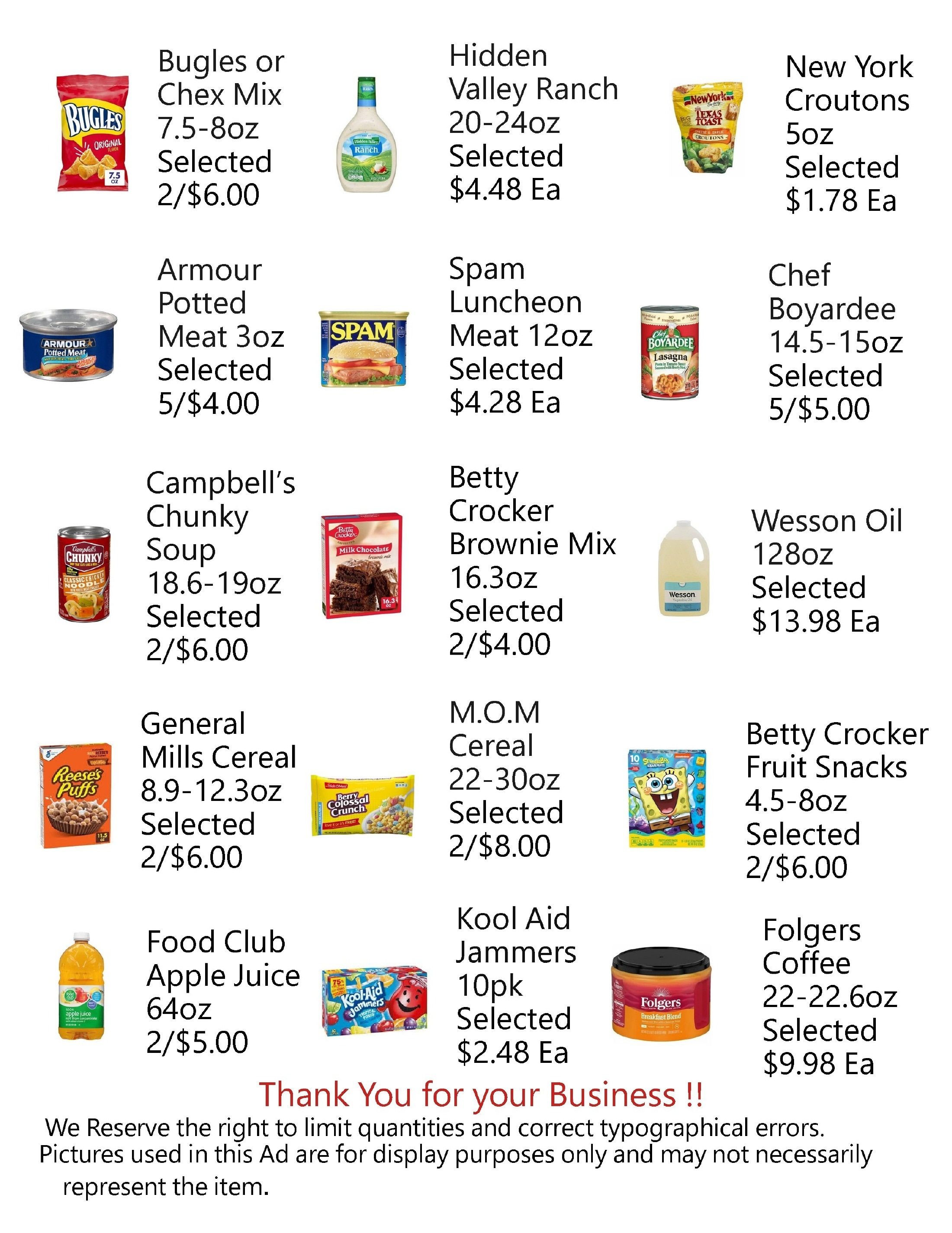 Fresh Cuts of Seagrove Weekly Ad August 12 - 18, 2026