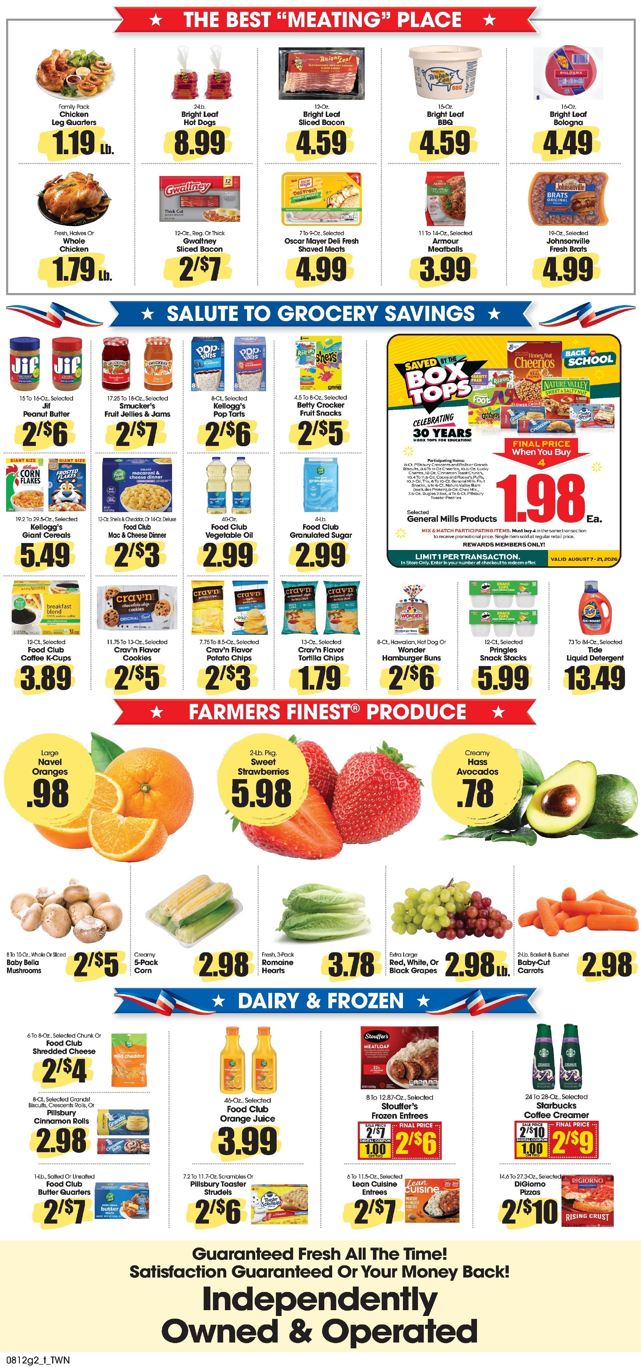 Town Market Weekly Ad August 12 - 18, 2026