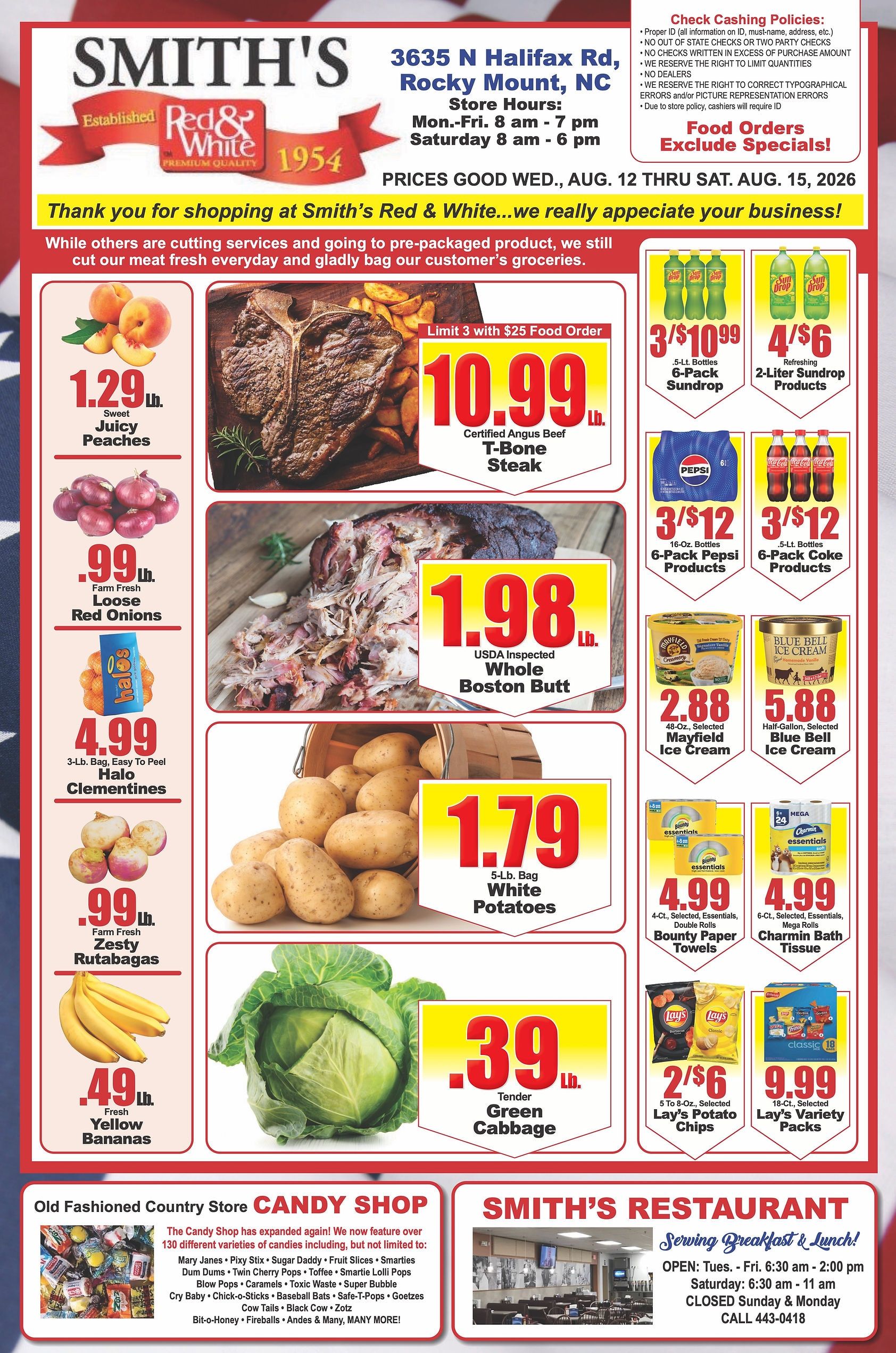 Smith's Red & White Weekly Ad August 12 - 18, 2026
