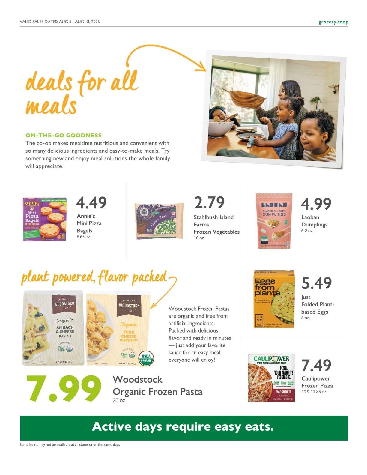 Weaver Street Market Co+op Deals Weekly Ad August 5 - 18, 2026