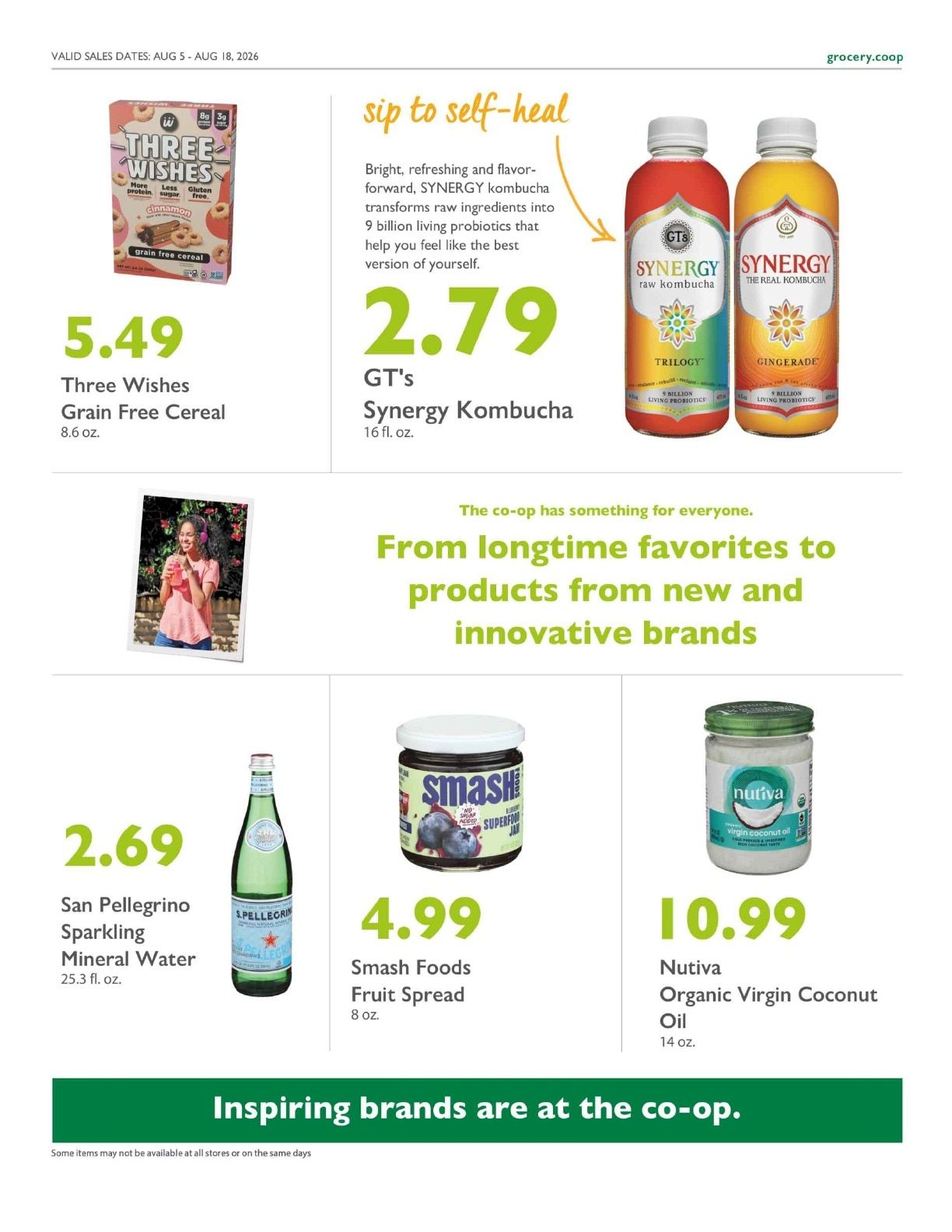 Weaver Street Market Co+op Deals Weekly Ad August 5 - 18, 2026