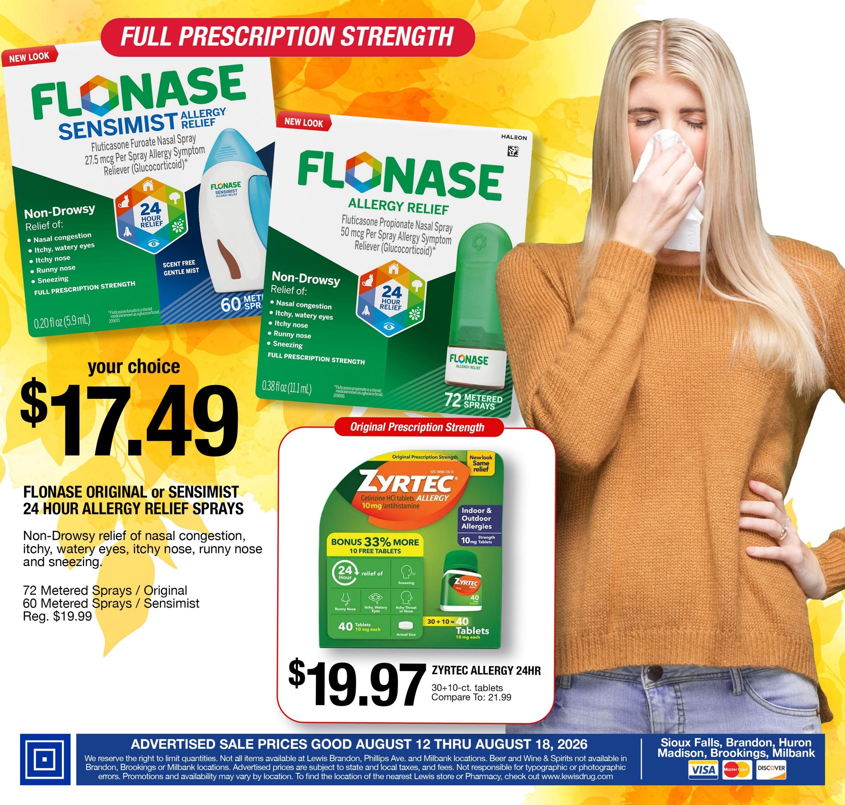 Lewis Drug (MN, SD) Weekly Ad August 12 - 18, 2026