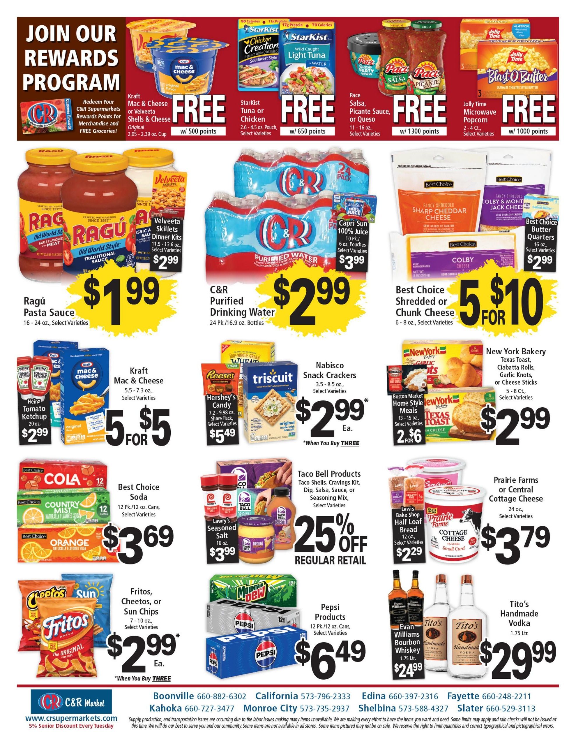 C&R Supermarkets Weekly Ad August 12 - 18, 2026