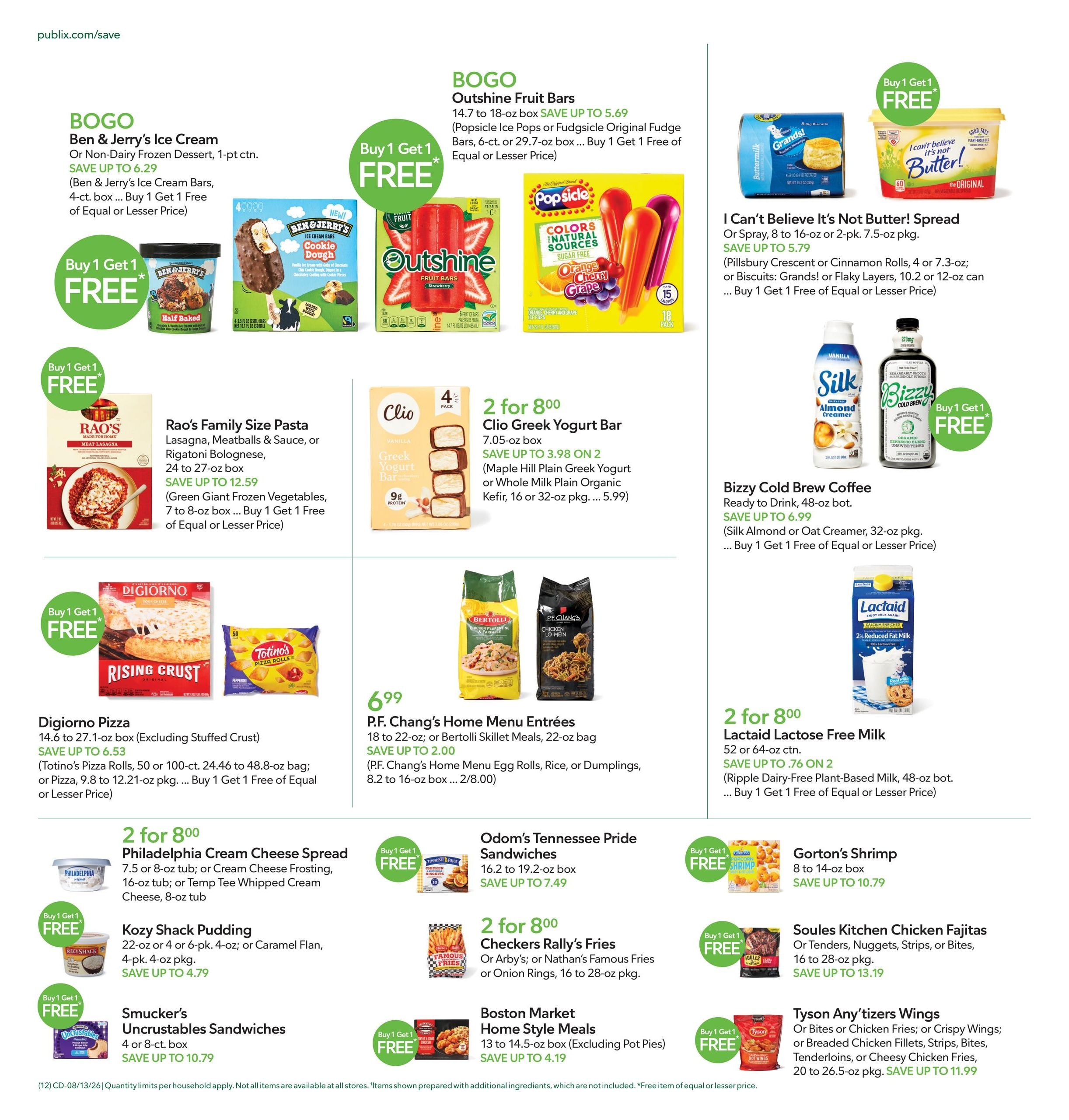 Publix (Rocky Mount–Raleigh Area, NC) Weekly Ad August 12 - 18, 2026