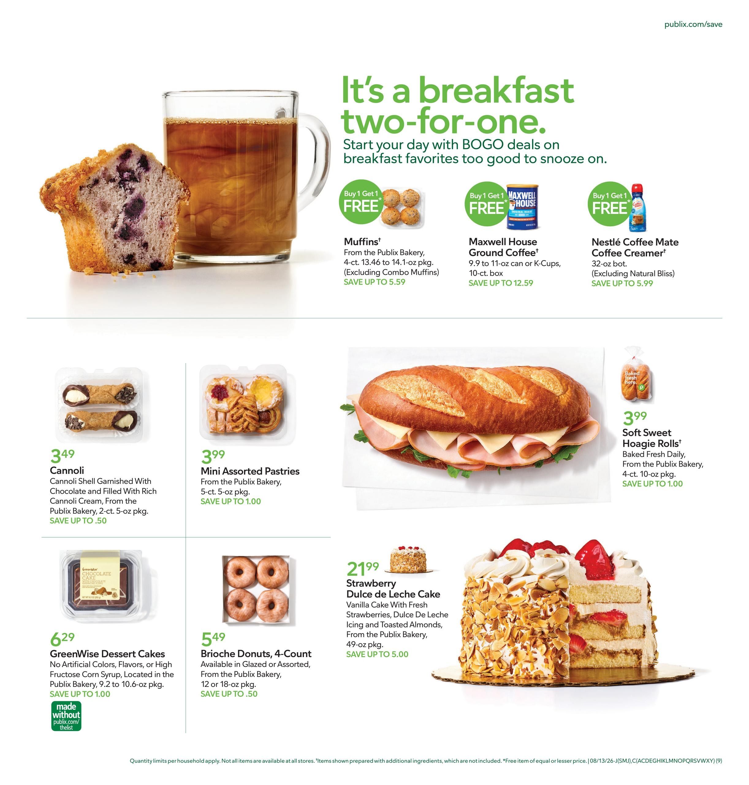 Publix (Rocky Mount–Raleigh Area, NC) Weekly Ad August 12 - 18, 2026