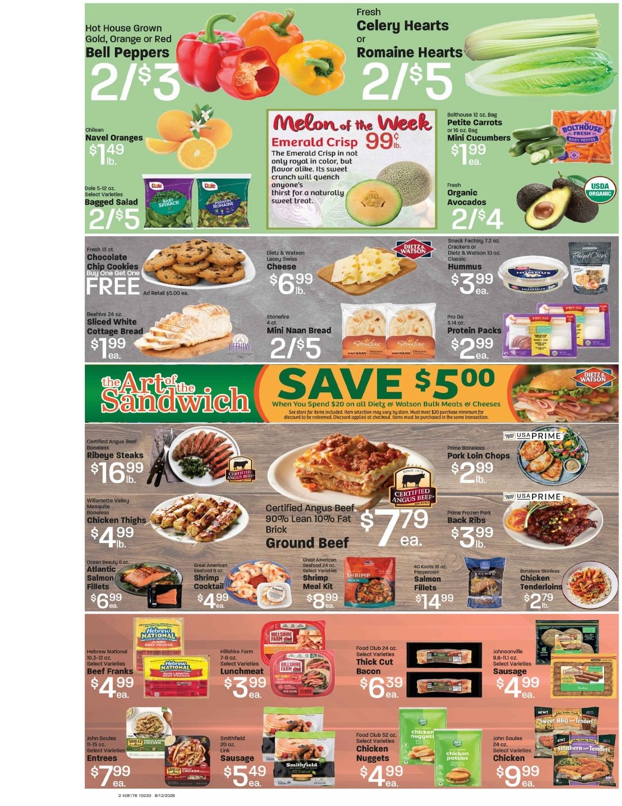 Benedict's Market Weekly Ad August 12 - 18, 2026