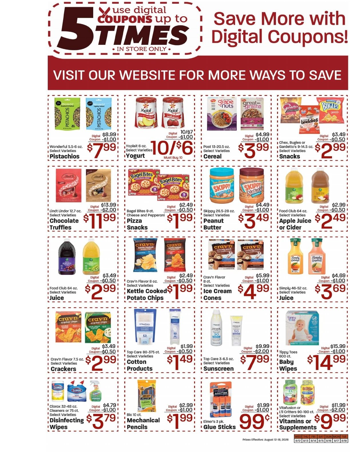 Benedict's Market Weekly Ad August 12 - 18, 2026