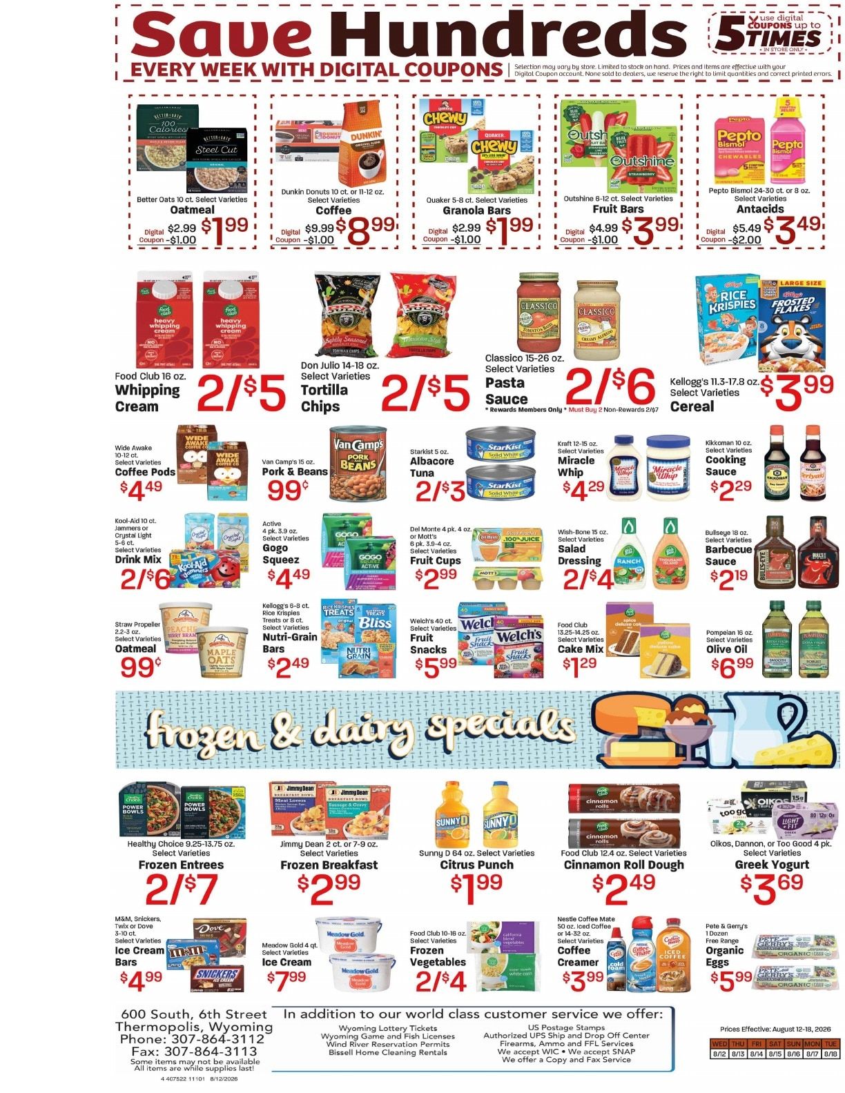 Mack's Market Weekly Ad August 12 - 18, 2026