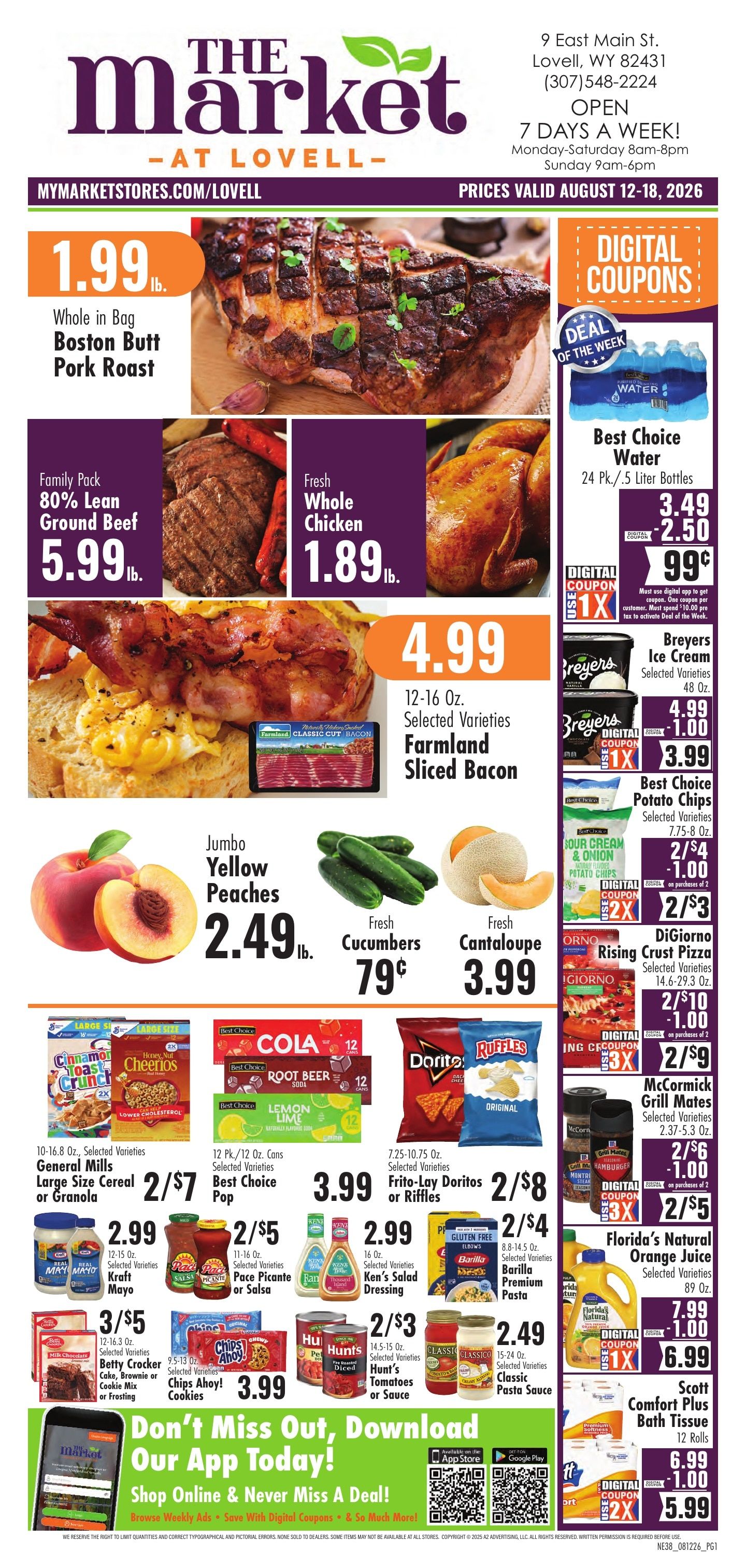 The Market at Lovell Weekly Ad August 12 - 18, 2026
