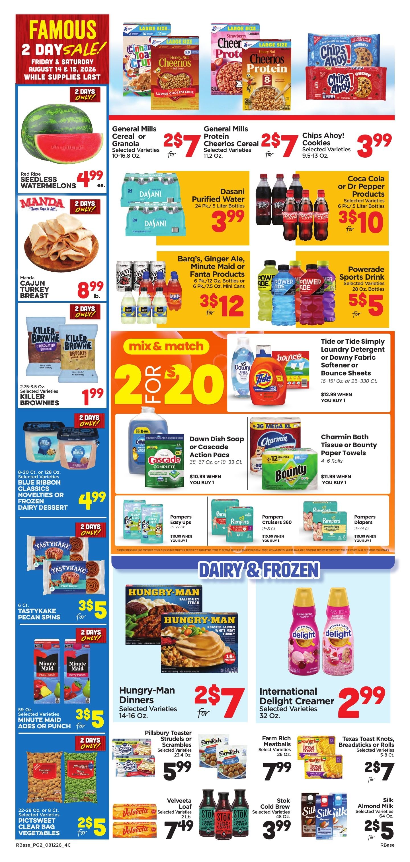 Ramey's Marketplace Weekly Ad August 12 - 18, 2026