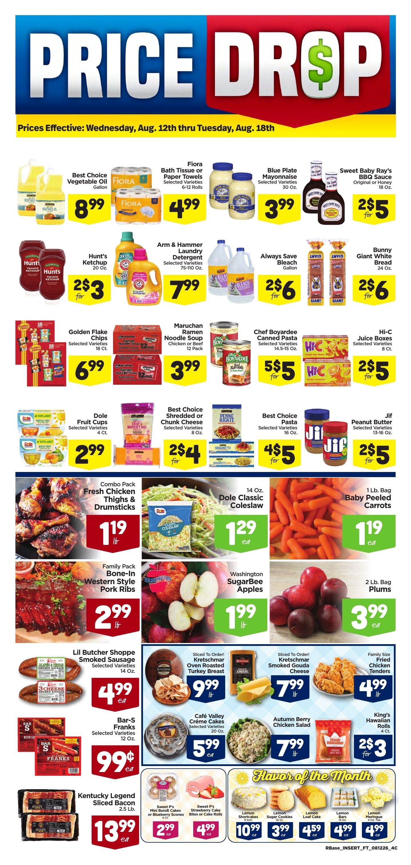 Ramey's Marketplace Weekly Ad August 12 - 18, 2026