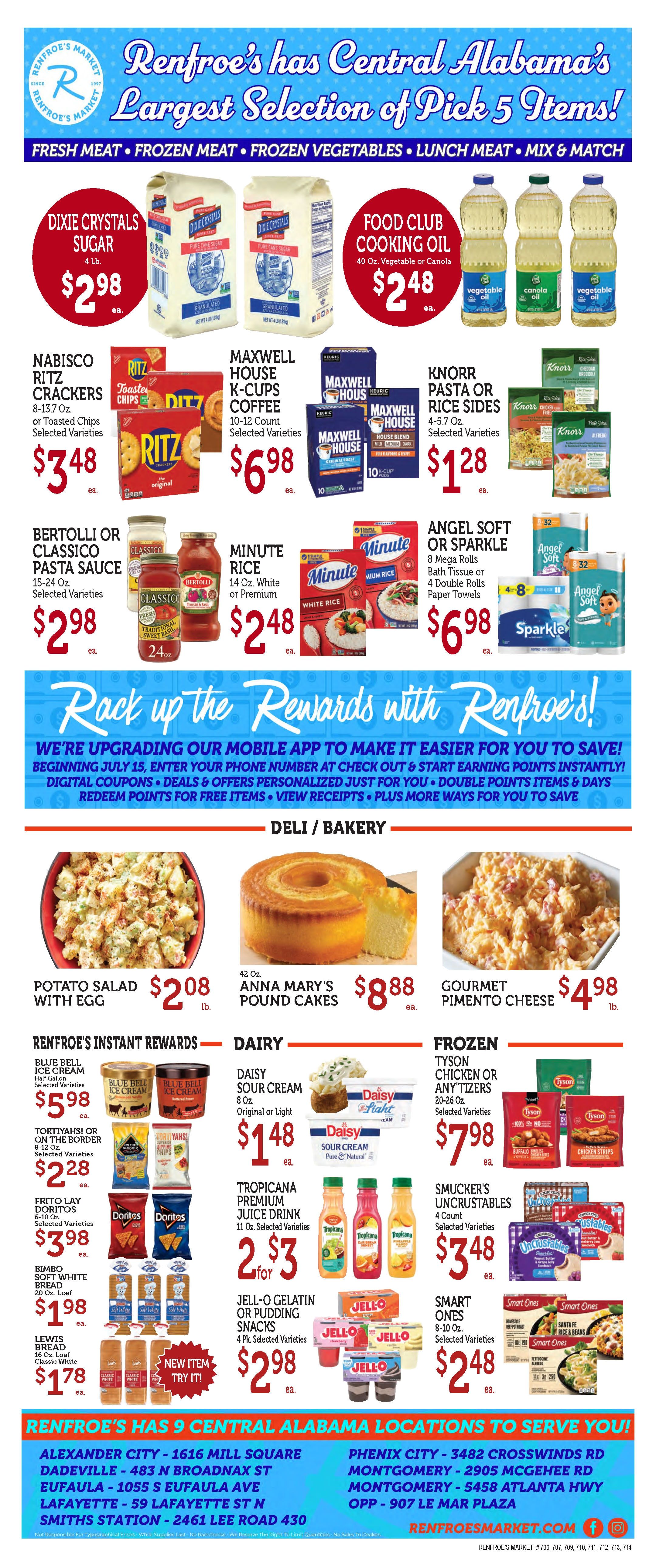 Renfroe's Market Weekly Ad August 12 - 18, 2026