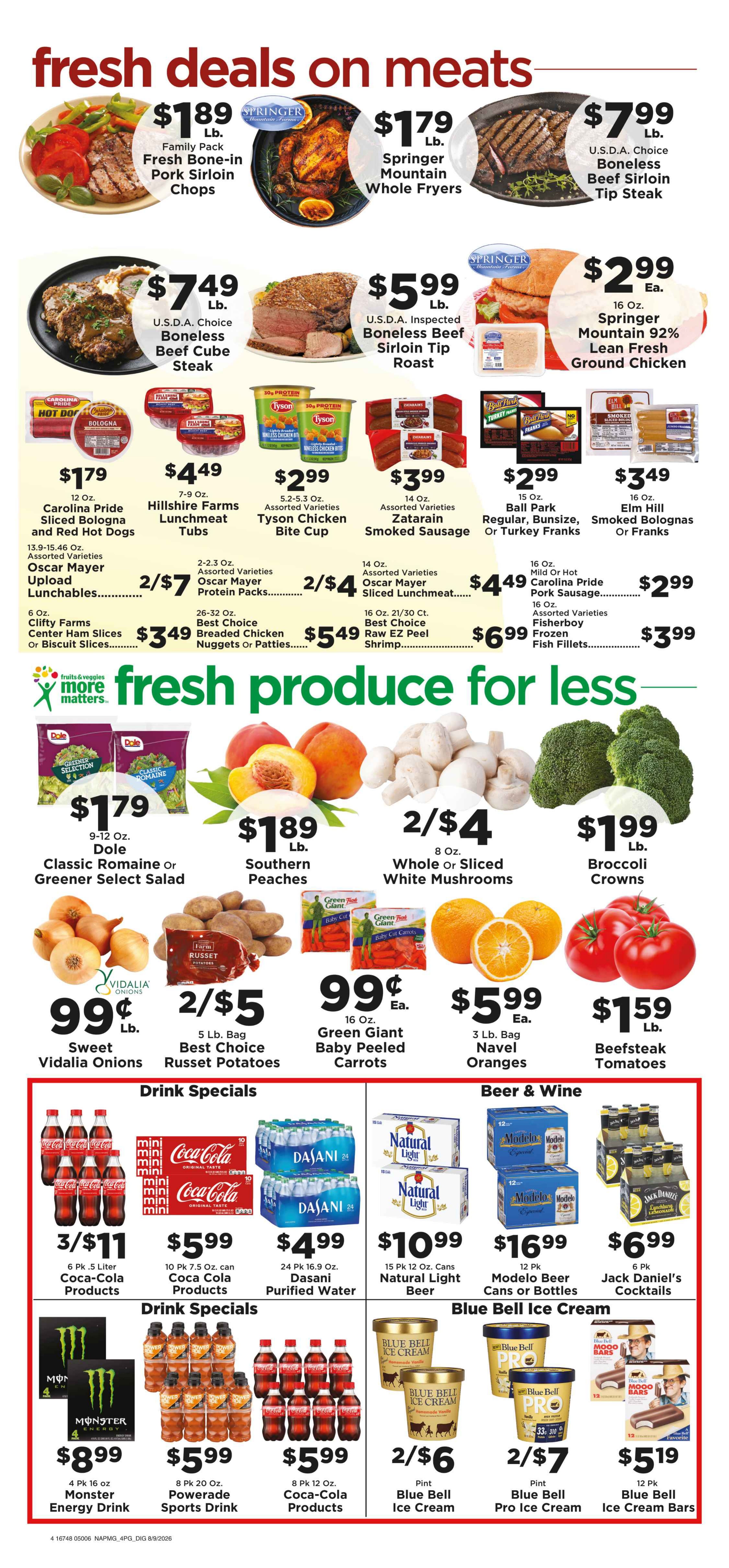 SavMor Associated Foods Weekly Ad August 12 - 18, 2026